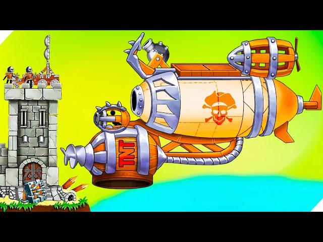 100 ДНЕЙ С ПИРАТАМИ! Финал - Катапульта Атака пиратов. The CatapultClash With Pirates