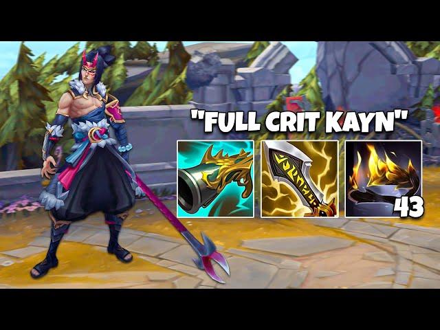 FULL CRIT LETHALITY KAYN VS TANKS...