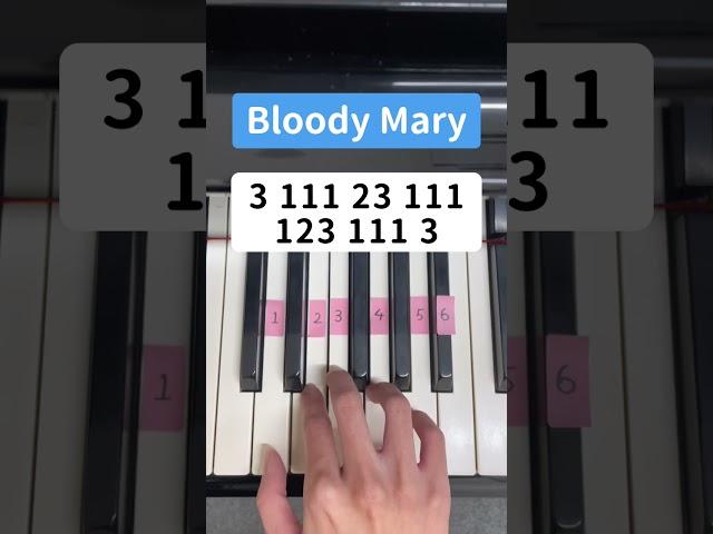 Bloody Mary (Piano Tutorial) #TikTok