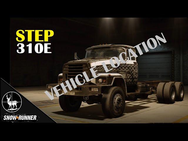 How To Unlock STEP 310E SNOWRUNNER Vehicle Location