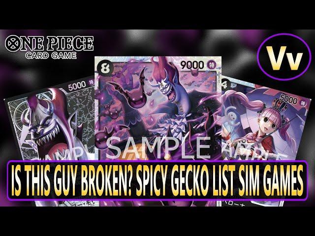 One Piece TCG: Let's Talk About the 8c Character Gecko Moria While Having Fun with it on the Sim