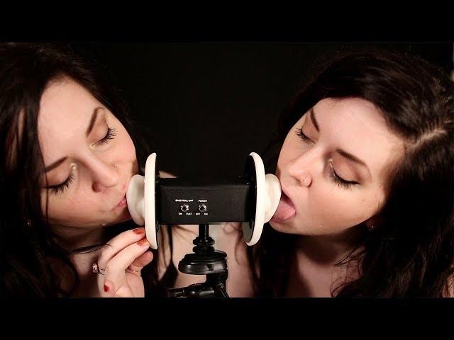  // [ASMR] doubledove! TWIN EAR EATING.  [ear licking] [ear eating] [intense mouth sounds]