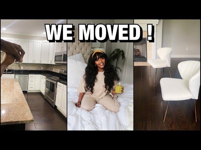 DAY IN MY LIFE : WE MOVED TO A NEW CITY , GETTING THE KEYS + TOUR TO OUR NEW PLACE !!