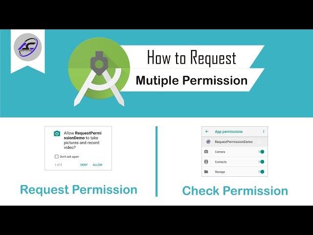 How to Request Multiple Permission in Android Studio | RequestPermission | Android Coding