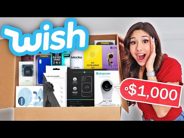 UNBOXING $1000 WISH MYSTERY BOX!!!