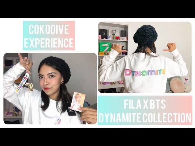 FIRST TIME BUYING AT COKODIVE AND FILA X BTS DYNAMITE COLLECTION | ESP SUB