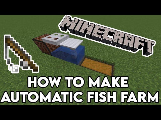 How to make automatic fish farm in Minecraft! | Enderbot Cyborg