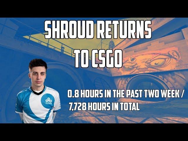 Shroud First Game Of CSGO In Over A Month