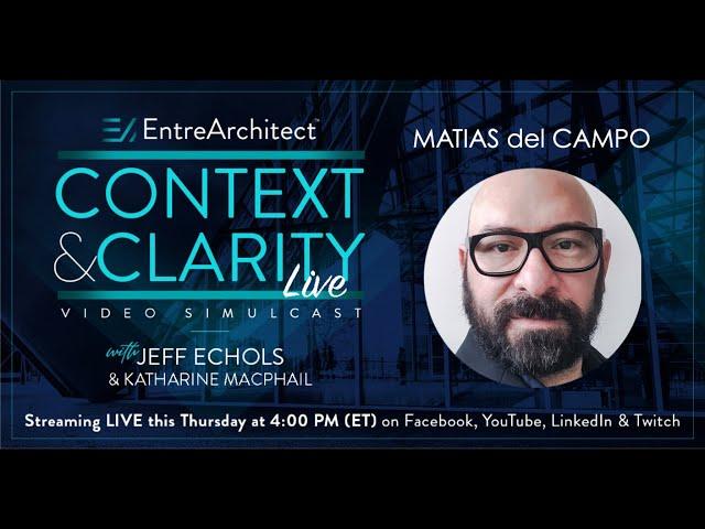 Matias del Campo - Ethics, AI, Architecture (Context & Clarity LIVE)