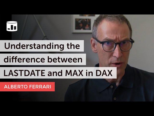 Understanding the difference between LASTDATE and MAX in DAX