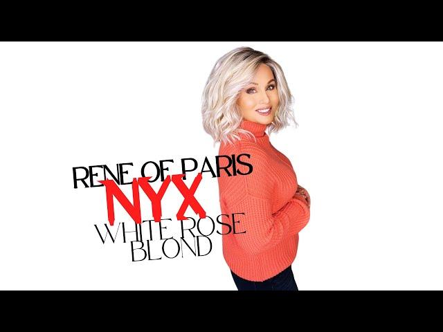NEW LONG BOB! | Rene Of Paris NYX in White Rose Blond | Fibers | Fit | Features!