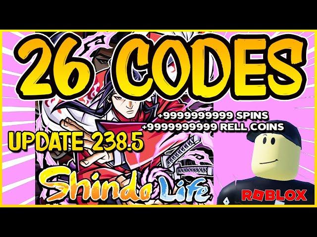 11 NEW CODES26 WORKING CODES for SHINDO LIFE  Update 238.5.Codes for Shinobi Life 2Roblox 2024