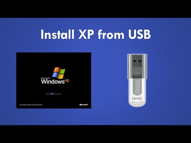 Install Windows XP from USB with WinSetupFromUSB (New and better method)