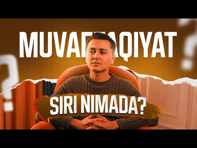 Muvaffaqiyat siri nimada? FOMO | Timur Alixonov