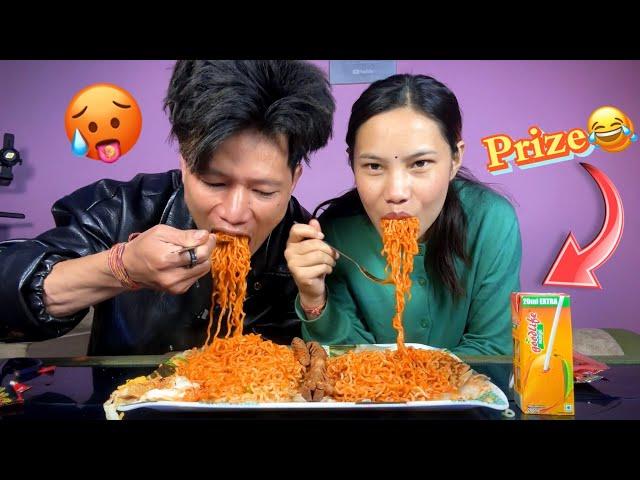 5X Packets Spicy Current Noodle Challenge Winner Prize || Ashmilan Forever