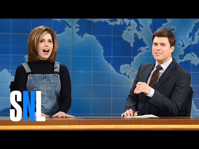 Weekend Update 2-13-16 with Rachel from Friends - SNL