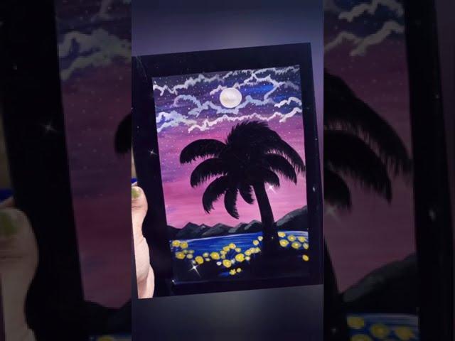 #shorts #viral #painting #artist #artwork #diy #learning # #youtube #like #acrylic #sky