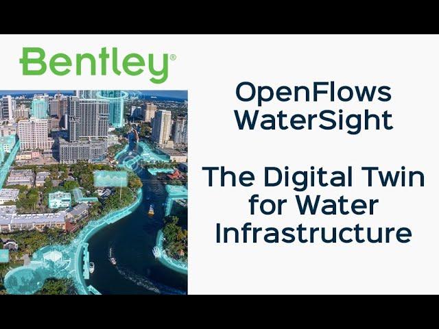 OpenFlows WaterSight: The Digital Twin for Water Infrastructure