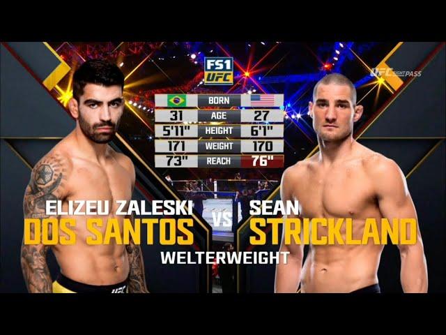 UFC 224: Strickland vs. Dos Santos (Full Fight Highlights)