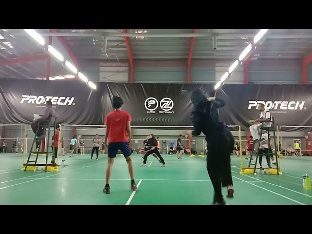 Badminton Tago Mix A  Tournament - Bilal / Alia Vs Farah R / Acid