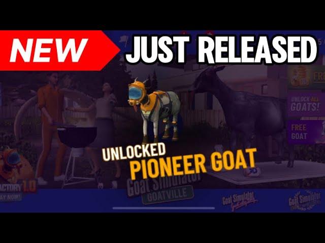 Goat Simulator Released a New Mutator (for the first time in years)