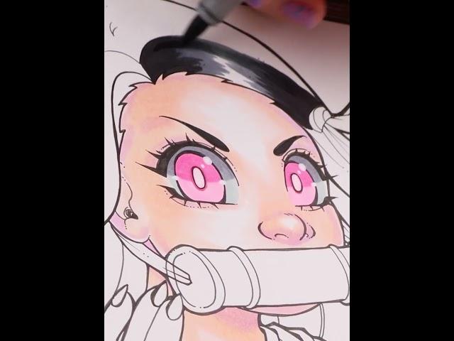 Drawing Nezuko from Demon Slayer