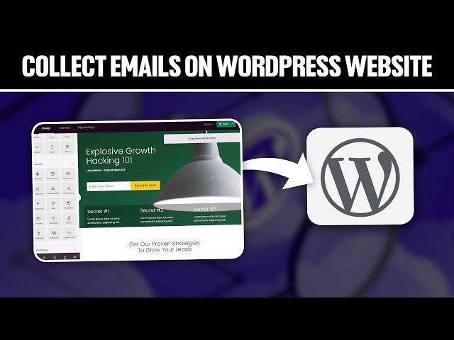 How To Collect Emails On Your Wordpress Website 2024! (Full Guide)