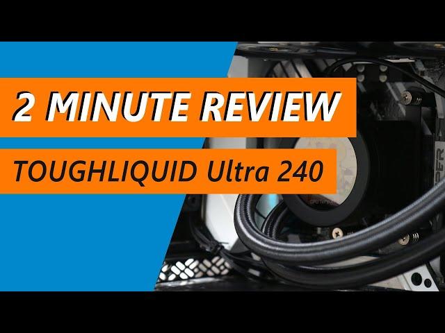 This AIO has its own LCD screen! Thermaltake TOUGHLIQUID Ultra 240 Review