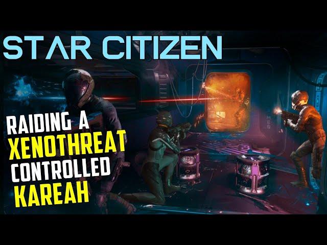 A Crazy night at Kareah during Overdrive - Star Citizen 3.23 Xenothreat Event Mission Gameplay