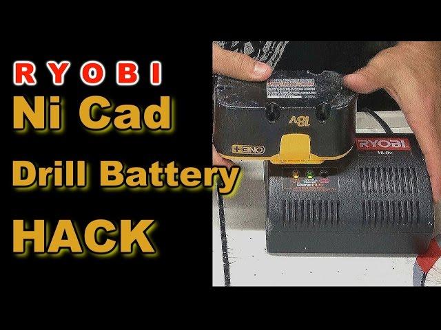 RYOBI Ni Cad Drill Battery Hack