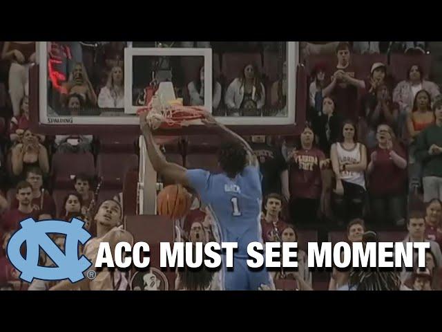 UNC's Leaky Black Slams Home The Dagger | ACC Must See Moment