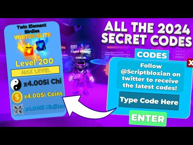 All Active Codes for Roblox Ninja Legends *2024*