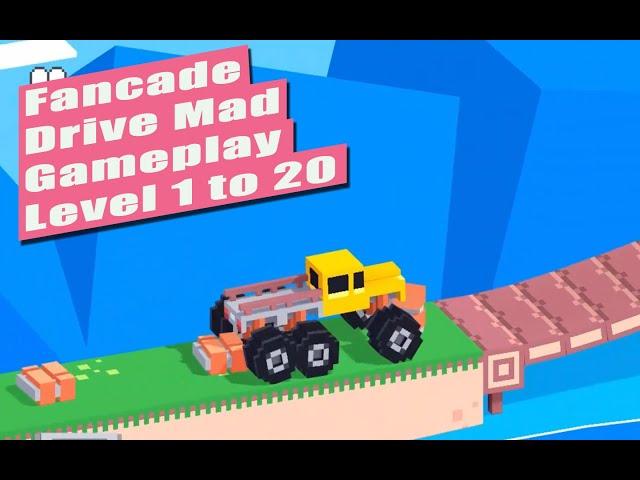 Fancade Drive Mad Level 1,2,3,4,5,6,7,8,9,10,11,12,13,14,15,16,17,18,19,20 || Android Arcade Game