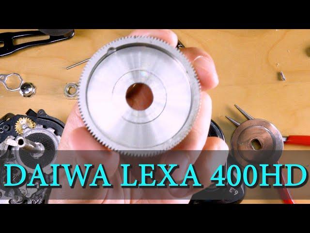 Daiwa Lexa 400HD HP Tear Down for Maintenance and Review of the Stainless Internal Gears