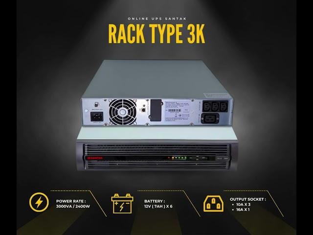 SANTAK Rack 3K