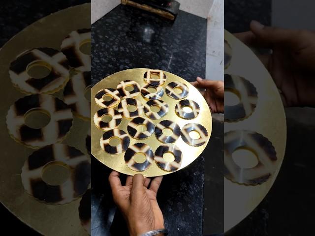 Chocolate garnish sit square tutorial | square garnish| #shorts #ytshorts #1million