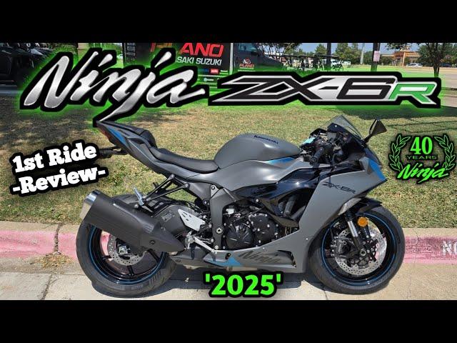 2025 Kawasaki Ninja ZX6R Ride & Review | See Why it's so Wicked Fast