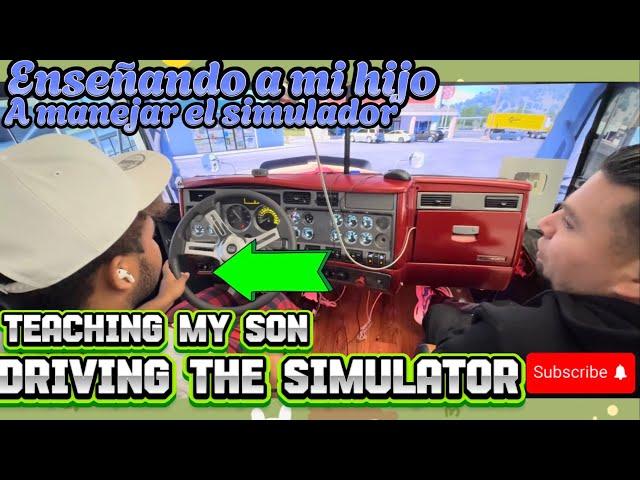 TEACHING MY SON HOW TO DRIVE SIMUATOR . #youtube #youtuber #instagram #music #spotify #tiktok #love