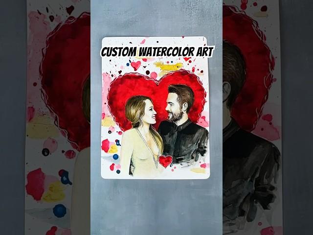 #bayareaartist #bayarea #watercolorart #love #commission