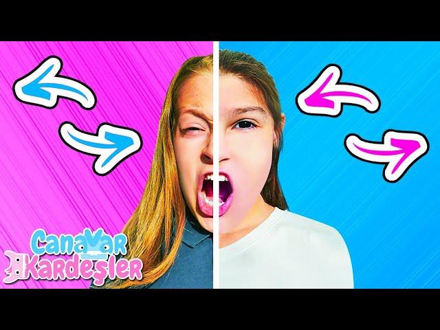 Çocuk oyun videoları! CANAVAR KARDEŞLER - Selin ve Arseny birbirine dönüşüyor!