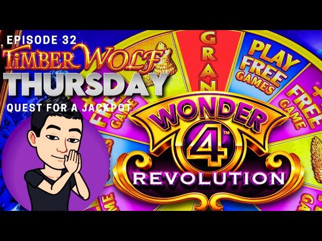 TIMBER WOLF THURSDAY!  [EP 32] QUEST FOR A JACKPOT! TIMBER WOLF REVOLUTION (Aristocrat Gaming)