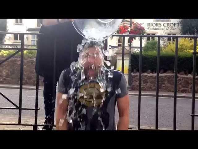 . @Kieranbew #IceBucketChallenge  I Nominate Michael Attenborough @LostWaxProcess & @hughbon