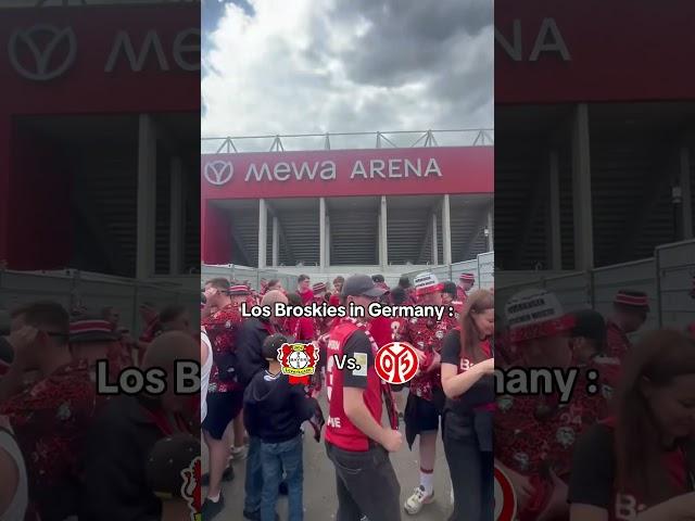 Los Broskies Present at Bayern Leverkusen vs Mainz 🫰️ #xabialonso #football #losbroskiesfc