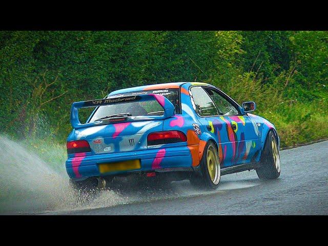 Tuners SEND IT in The Rain! - Modified Cars Leaving GoJapan At Brands Hatch!