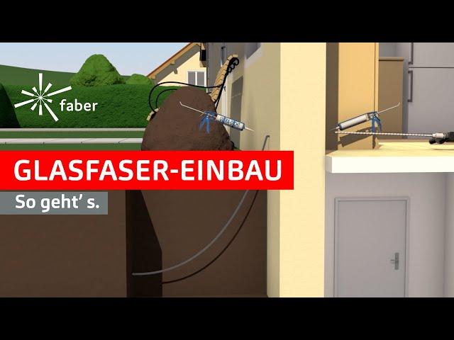 Glasfaser Einbau. So geht´ s.