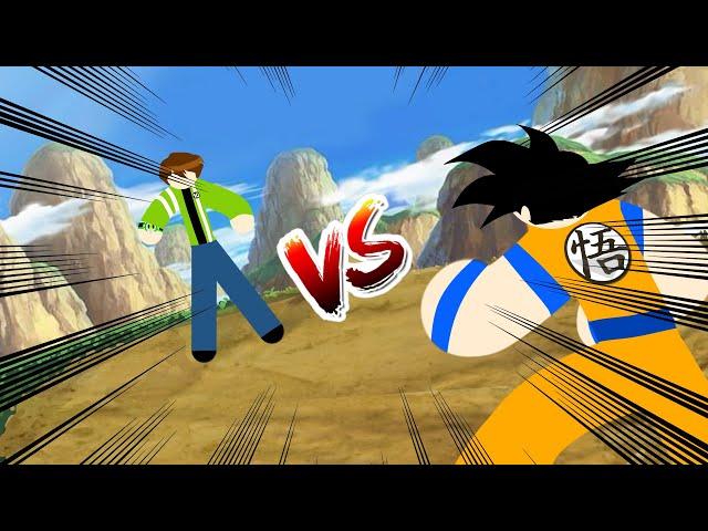 BEN 10 VS GOKU | STICK NODES ANIMATION