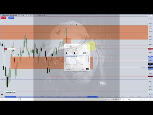 Silent Study - October 18, 2024 NY Lunch Macro In High Resistance Liquidity