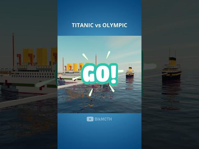Titanic VS Olympic #minecraft #titanic