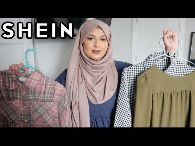 SPRING MODEST FASHION SHEIN CLOTHING TRY-ON HAUL 2022 | SMOCK DRESSES, SHIRT DRESSES, & MORE!