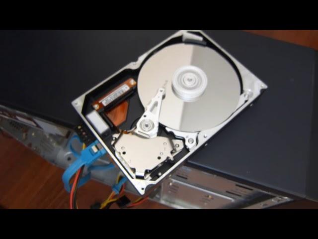 My hard drive singing its death song.